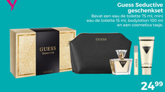  15 100 guess seductive geschenkset eau toilette ml mini bodylotion cosmetica tasje gift for women coffret pour body lotion emulsion le corps oz l 