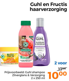  2 250 guhl fructis haarverzorging garnier nourishing banana hair food volumizing shampoo watermelon fun haar volume cheveux fins zilverglans verzorging shampooing pour blonds ml 10 