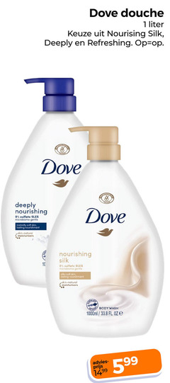  1 10 dove douche liter silk deeply refreshing nourishing microbiome gentle instantly soft skin lasting nourishment natural silky body wash oz 