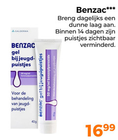  14 50 gel puistjes mg ml benzoylperoxide jeugdpuistjes bot dagelijks laag binnen dagen zichtbaar 