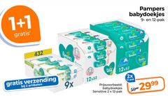  1 2 12 69 pampers babydoekjes pak sensitive fresh clean verzending artikelen soft gentle du 2x chan and face 