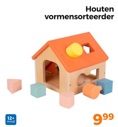  12 mnd houten vormensorteerder 