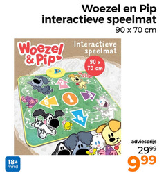  90 18 mnd woezel pip interactieve speelmat cm 