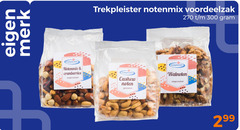  300 merk trekpleister notenmix cranberries ongezouten cashew noten gezouten walnoten 