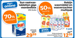  1 4 50 sun vaatwas online tabletten giga goedkoper stuks robijn wasmiddel wasverzachter multipak original all reiniging glans roby color classics dance rol verzending puur zacht pak 