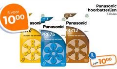  5 6 panasonic hoorbatterijen stuks 10 hearing batteries zinc air hg wa 