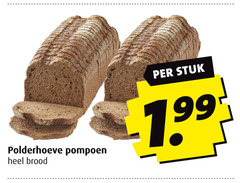  polderhoeve pompoen brood stuk 