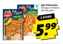  2 100 180 iglo fish cuisine bretagne peterselie citroen nieuwe filet italiano diepvries tomaat mozzarella fishcuisine pak stuks 5.99 