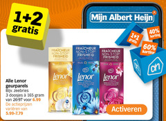  1 2 3 40 60 albert lenor geurparels zeebries doosjes varieeren stop schudden carton versen linge collection parfum perles geurbooster envol activeren 