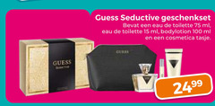  15 100 guess seductive geschenkset eau toilette ml bodylotion cosmetica tasje 