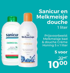  1 5 sanicur melkmeisje douche liter bad honing 10 