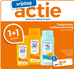  1 2 26 30 50 200 vrijdag trekpleister zonbescherming after toon sunmilk aftersun vera lotion ml 