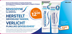  3 2007 sensodyne protection gevoeligheid tandvlees rapid relief repair protect multipakken tandpasta nederland herstelt gevoelige tanden verlicht 12 pijnlijke omzet mat p10 beschermende laag gedeeltes tand 2x poetsen medisch hulpmiddel lees gebruik trademarks owned licensed by nl pays ml 