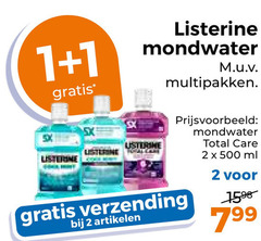  1 2 500 listerine mondwater multipakken verzending artikelen total care ml 