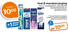  3 24 1000 oral b mondverzorging multipakken elektrische tandenborstels opzetborstels spaar punt tandpasta glazuur dagelijkse bescherming ml 