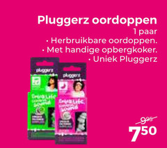  1 750 pluggerz oordoppen paar herbruikbare opbergkoker life capsule 