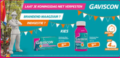  24 150 koningsdag verpesten brandend maagzuur gaviscon duo kauwtabletten stuks suspensie ml verlichting ovaal gebruik geneesmiddelen zure oprispingen spijsvertering lees bijsluiter 