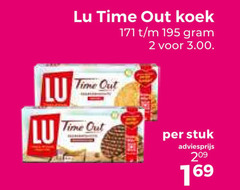  2 209 lu time out koek stuk 