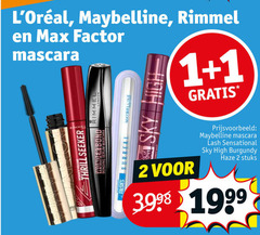  1 2 maybelline rimmel factor mascara thrill wonder bond bonding serum falsies sensational sky high burgundy haze stuks 