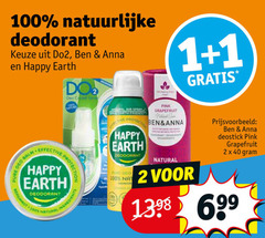  1 2 40 100 natuurlijke deodorant anna happy earth dod protection natural ingredients deo nat pink grapefruit des deostick 