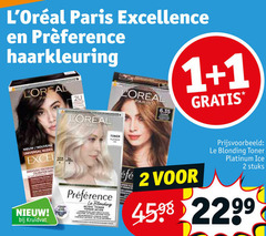  1 2 paris excellence haarkleuring loreal toner nouveau universal nudes sans kruidvat le blending platinum ice stuks 