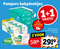  1 2 9 pampers babydoekjes verzending artikelen kruidvat protect core skin ph harmonie calendula pak 