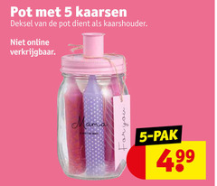  5 pot kaarsen deksel kaarshouder online mama brit you pak 