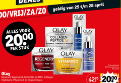  2 24 25 28 40 vrij olay serums stuk regenerist collagen peptide smooth restore firm re vitamin ultra hydra anti dark spot gel retinol gladmakend nachtserum retinol24 vitamine ml 