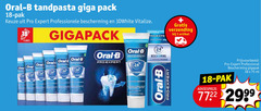  1 18 24 oral b tandpasta giga pack pak pro expert professionele bescherming vitalize gigapack tubes uur pro-expert cape verzending artikel professional gigapak ml 