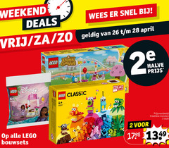  2 26 28 weekend deals vrij lego disney 6 crossing day party halve ideas classic included 4 wish bouwsets creatieve monsters stuks 