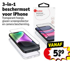  1 3 11 beschermset iphone transparant hoesje glazen screenprotector camera bescherming kruidvat kit protection for 