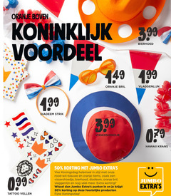  50 oranje boven koninklijk 3.99 voordeel bierhoed bril vlaggenlijn diadeem strik vissershoedje hawaii krans tattoo vellen jumbo vier koningsdag stijl rood wit blauwe wissel punten feestelijke fijne 