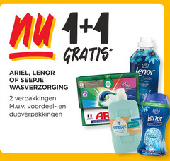  1 2 4 15 23 100 ariel lenor wasverzorging voordeel duoverpakkingen teen carton kartonnen cool clean technology fresh collection zeebries pressez sentez plastique my gerecycleerde plastic fe natuurlijk wasmiddel la parfum linge perles geurbooster 