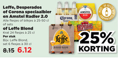  leffe desperados corona amstel radler bier krat blikjes speciaalbieren 6 22 24 25 30 extreme speciaalbier 2.0 blond stuk blonde 