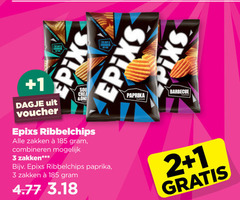  1 2 3 fence paprika voucher ribbelchips zakken combineren barbecue 