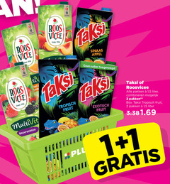  roosvicee taksi fruitdrank 1 2 10 1956 roos vitaminen sinaas appel multivit bosvruchten til tropisch fruit suiker exotisch pakken 5 liter combineren 