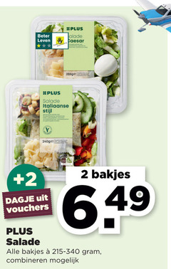  2 beter leven caesar salade italiaanse stijl vouchers bakjes combineren 