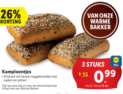  3 22 26 28 warme bakker kampioentjes krokant wit tarwe zaden pitten www.lidl.nl filiaal stuks 