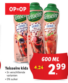  600 teisseire depuis zero apple berrylicious blast cherry cola burst vanilla strawberry sans sucres sugar kids suiker ml 