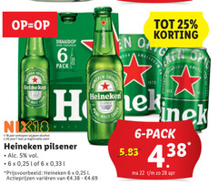  heineken blikjes bier 5 6 18 22 25 28 origina malt jaar alcohol legitimatie draaidop pack pilsener l 33 varieeren amsterdam 