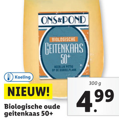  300 pond koeling biologische geitenkaas 50 pittig borrelplank oude 