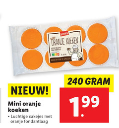  240 sondey oranje koeken song koek mini cakejes 