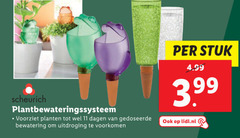  11 planten dagen gedoseerde bewatering uitdroging stuk 3.99 lidl.nl 