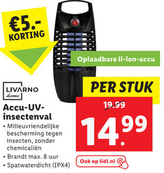  8 livarno home accu bescherming insecten brandt uur oplaadbare ion stuk lidl.nl 