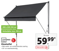  3 150 200 cm reikwijdte livarno home garant water vuilafstotende coating weerbestendig stuk lidl.nl 