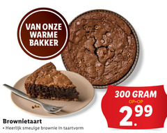  300 warme bakker brownietaart brownie taartvorm 