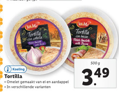  500 koeling tortilla potato with onion omelet gemaakt ei aardappel bacon 