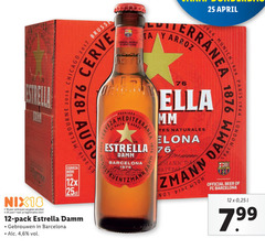  estrella damm speciaalbieren 12 18 25 1876 2017 cerveza biere bier 12x melbourne chicago brusse nix18 jaar alcohol legitimatie pack barcelona 4 6 official beer fc munich arroz malta ella mm paris london 