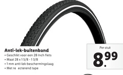  1 28 anti buitenband fiets maat 15 8 13 mm beschermingslaag re tape stuk 