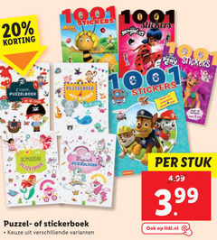  4 20 100 stickers maya cool puzzelboek ticks b pony puzzelpret jaar pizza betoverend magisch stuk puzzel stickerboek 3.99 lidl.nl 